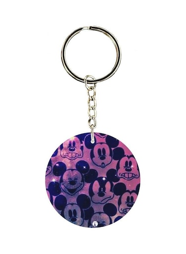 Mickey Mouse Printed Double Sided Keychain