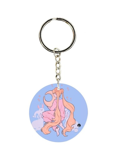 Cartoon Character Printed Keychain