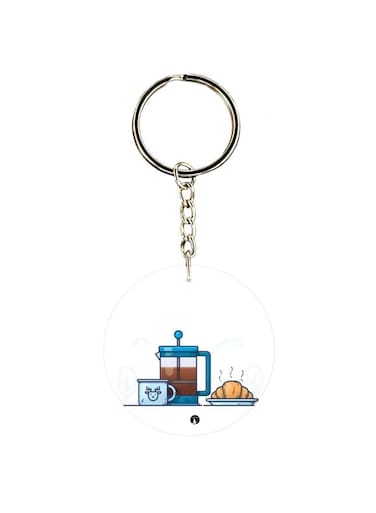 The Food Printed Keychain