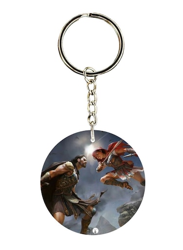 Double Sided Assassin's Creed Printed Keychain