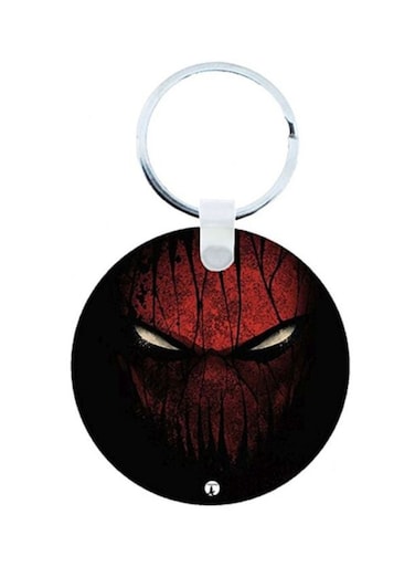 Spiderman Printed Wooden Keychain