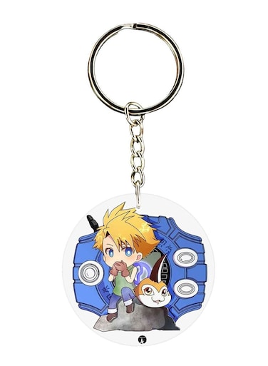 Anime Digimon Printed Keychain