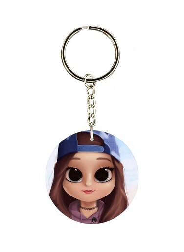 Anime Character Printed Keychain