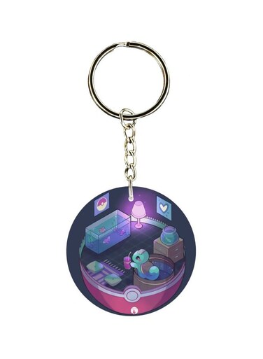 Single Sided Printed Keychain