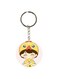 Cartoon Themed Single Sided Keychain