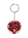 Pomegranate Printed Single Sided Keychain