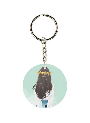 Printed Plastic Keychain