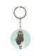 Printed Plastic Keychain