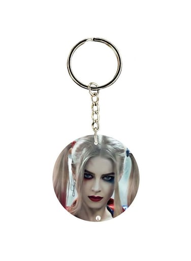 Girl Printed Keychain