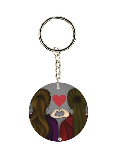 Girl Printed Keychain