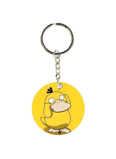 Single Sided Cartoon Themed Keychain
