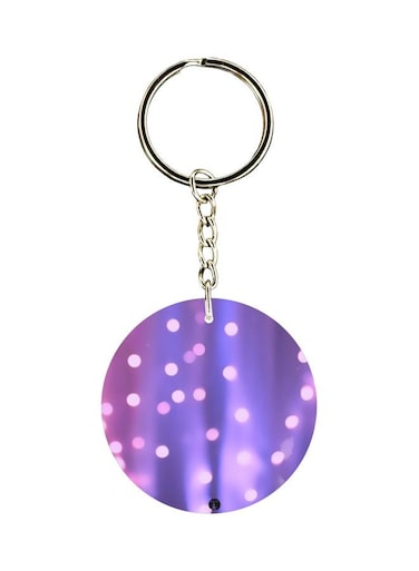 Printed Plastic Keychain