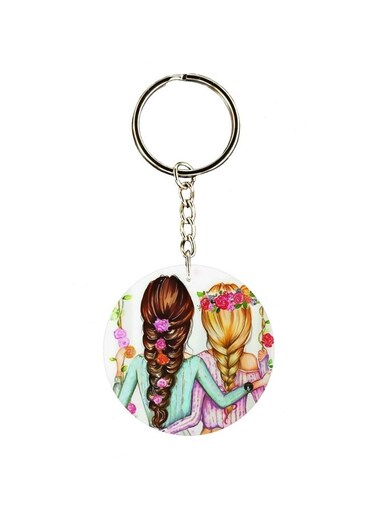 Printed Single Sided Keychain
