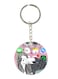 A Girl Double Side Printed Keychain