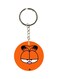 Cartoon Cat Printed Double Sided Keychain