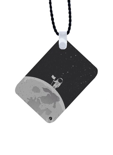 Space Printed Car Mirror Pendant