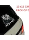PRINTED STICKER Zayed &amp; Rashid UAE National Day Sticker Waterproof Glossy Vinyl Decal for Car Laptops Home &amp; Office 13x13 CM Pack of 2