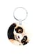 The Panda Wooden Keychain