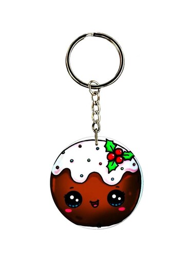 Double Sided Cartoon Printed Keychain