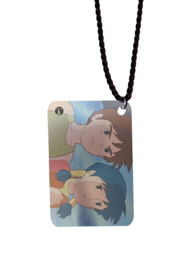 Adnan With Lina Printed Car Mirror Pendant