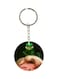 Double Sided Cartoon Character Printed Keychain