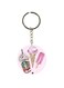 Double Sided Ice Cream Printed Keychain
