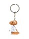 Sea Beach Girl Printed Keychain