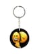Double Sided Emoji Printed Keychain