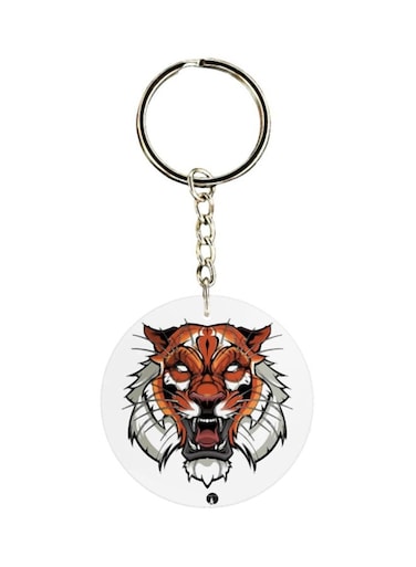 Tiger Printed Keychain