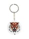 Tiger Printed Keychain