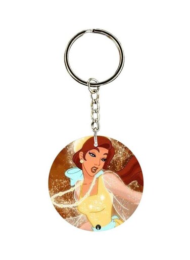 Anastasia Printed Plastic Keychain