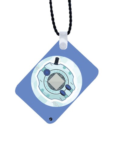Digimon Printed Car Mirror Pendant