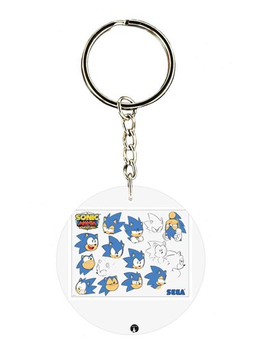Sonic Printed Keychain