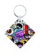 Random Stuff Wooden Keychain