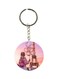 The Girl Printed Double Sided Keychain
