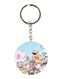 Double Side Anime Digimon Printed Keychain