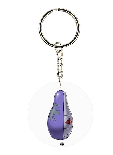 The Anime Digimon Double Side Printed Keychain