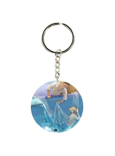 Printed Single Sided Keychain