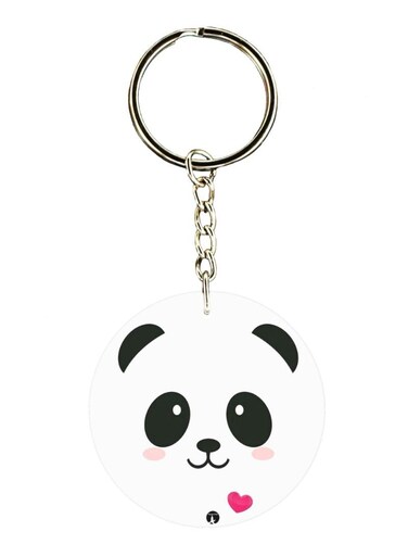 Panda Printed Keychain