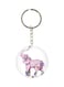 Double Sided Elephant Printed Keychain