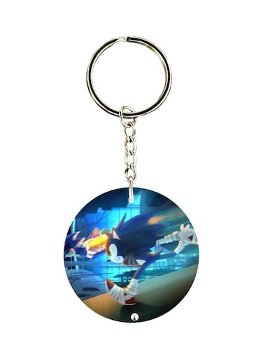 Sonic Printed Keychain