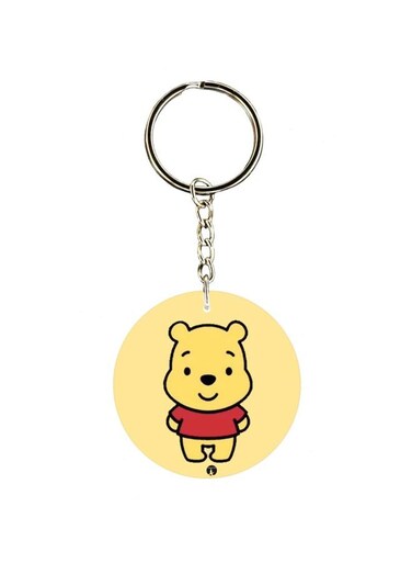 Cartoon Themed Single Sided Keychain