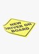 Waterproof New Driver On Board Car Sticker