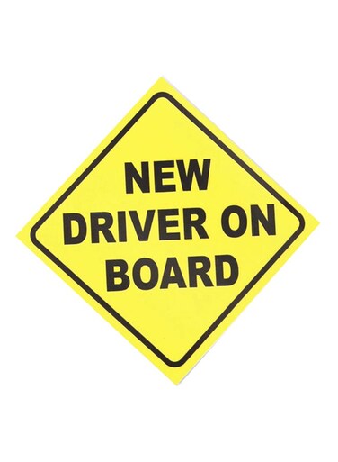 Waterproof New Driver On Board Car Sticker