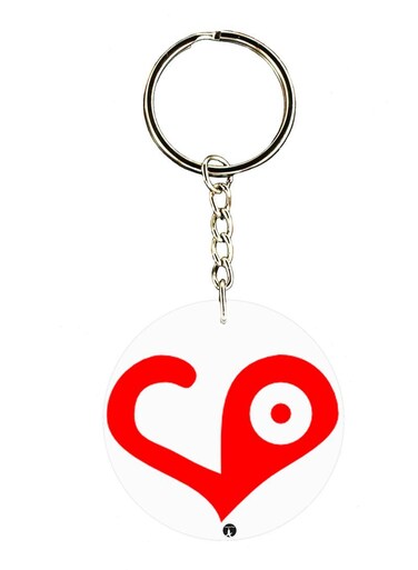 Anime Digimon Double Side Printed Keychain