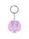 Cartoon Girl Printed Keychain