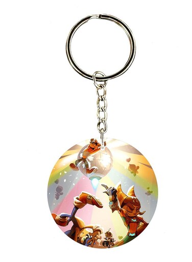 Multiple Double Side Printed Keychain