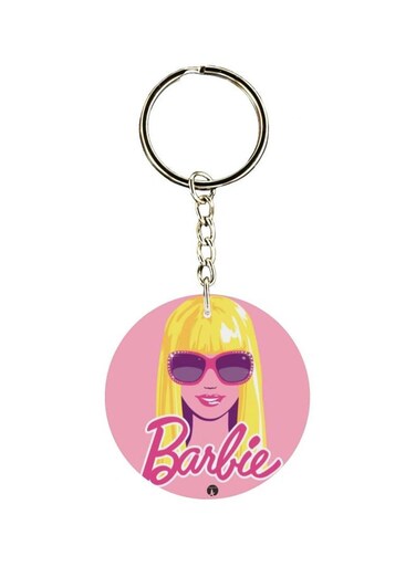 Barbie Printed Single Sided Keychain