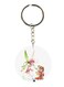 Double Sided Digimon Printed Keychain