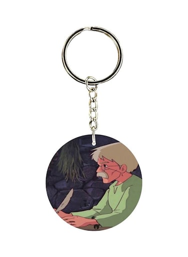 Adnan And Lina Anime Printed Keychain